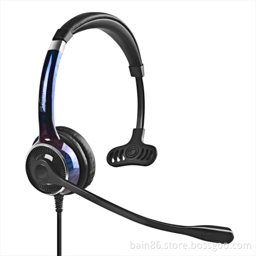 FC21 QD over-ear headset with microphone call center noise-cancelling earphone
